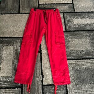 New red cargos size medium